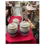 Canister Set and Small Blender