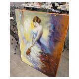 Large Musician Canvas Wall ARt