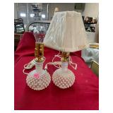 Hobnail Lamps