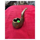 Brass Italy Pipe Ashtray