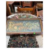 Antique Home Sweet Home Frame
