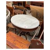 Antique Marble Top Eastlake Table