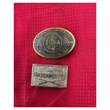 2 Belt Buckles