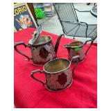 Antique Silver Plate Tea Set