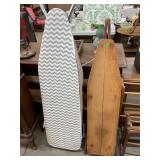 2 Ironing Boards 1 is  Wooden Antique