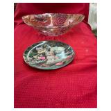 Cat and Serving Piece Lot