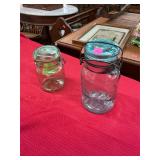 2 Antique Mason Jars