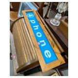 Glass Bell System Telephone Advertisement