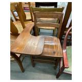 Vintage Wooden School Desk