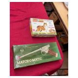 Vintage Pistol Lighter and Dog Model