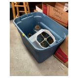 Antique Oil Lamp Box Lot