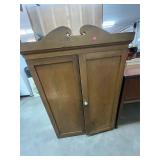 Antique Wooden Cabinet Hutch