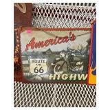3 Novelty Motorcycle Wall Hanging Signs