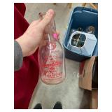 Vintage Painted Lynchburg Dairy Bottle