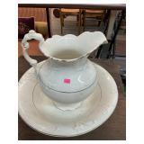 Antique Pitcher & Wash Bowl