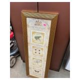 Creatures of the Garden Print in Frame