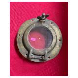 Vintage Brass Small Ships Porthole Window