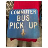 Vintage Bus Sign