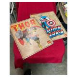 Marvel Comics Novelty Tin Signs