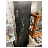Vintage East Asian Black Lacquered Divider