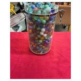 Large Jar of Marbles
