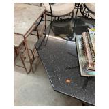 Granite Top,Iron Base  Coffee Table