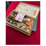 Vintage Cigar Box and Contents and Civil War Books