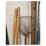 Wooden Oars & Net