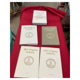 5 Civil War Virginia Collectible Books