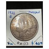 1921-S Morgan Silver Dollar