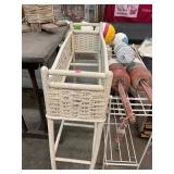 Vintage Wicker Plant Stand