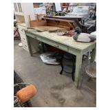 Vintage Farm Table with 2 Drawers