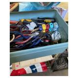 Box of Magnets, Pliers, & Hot Glue Guns