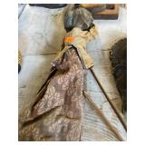Antique Carved Wooden Puppet