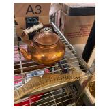Copper Tea pot & Welcome Sign