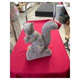 Concrete Squirrel Yard Art