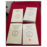 4 Civil War Virginia Collectible Books