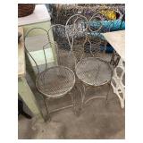 Pair of Antique Iron Chairs