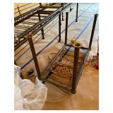 Small Over Bar Glass Rack Brass Made in Taiwan