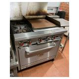 CPG 36ï¿½ Gas Range with 24ï¿½ Griddle and Oven