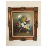 Signed Flower Painting