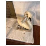 Swan Decoy and Mosiac Tile Tray