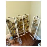 Four Piece East Asian Wall Art