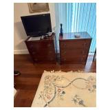 Pair Of Three Drawer Mahogany Chests