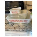 Set Of Vintage Refrigerator Dishes