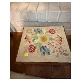 Antique Needle Point Stool
