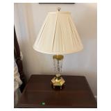 Pair Of Crystal Lamps