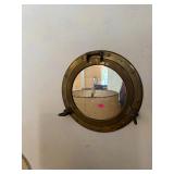 Brass Porthole Mirror