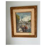 Signed Paris Painting