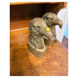 Pair of Brass Eagle Bookends